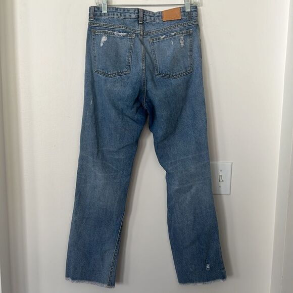 Avec Les Filles Deconstructed Straight Leg Jeans 27 - Picture 6 of 10